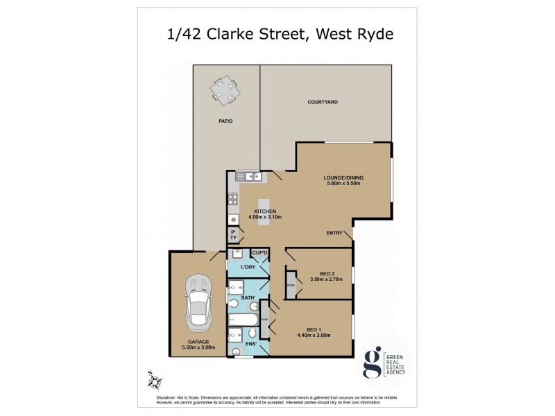 1/42 Clarke Street, West Ryde NSW 2114 Floorplan