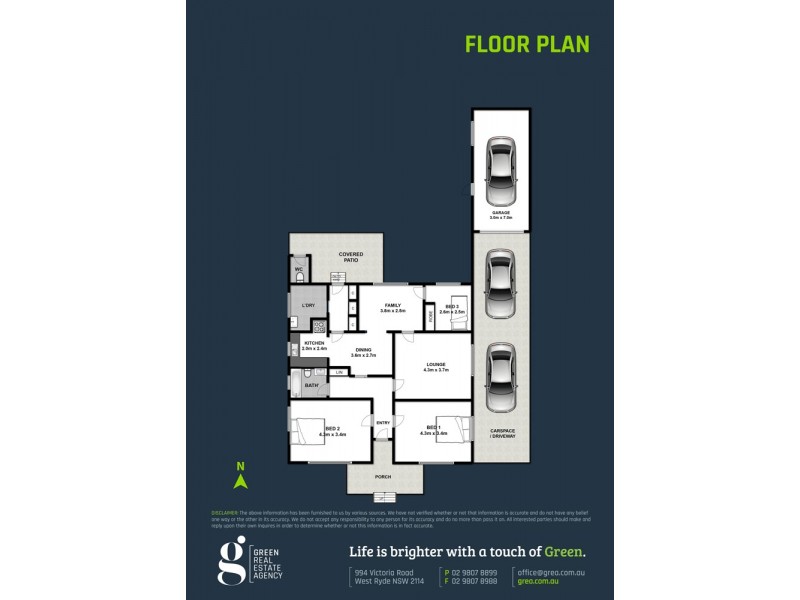 11 Fernvale Avenue, West Ryde NSW 2114 Floorplan