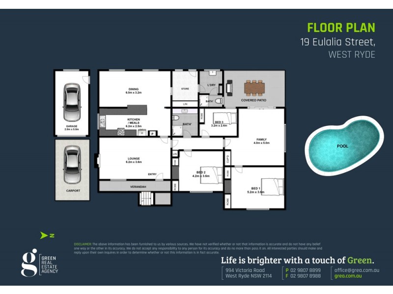 19 Eulalia Street, West Ryde NSW 2114 Floorplan