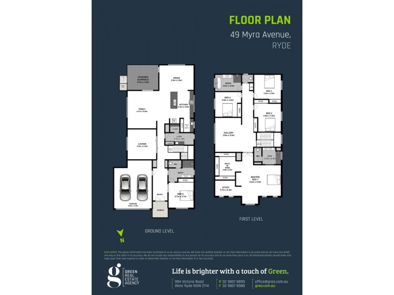 49 Myra Avenue, Ryde NSW 2112 Floorplan