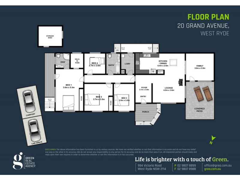 20 Grand Avenue, West Ryde NSW 2114 Floorplan