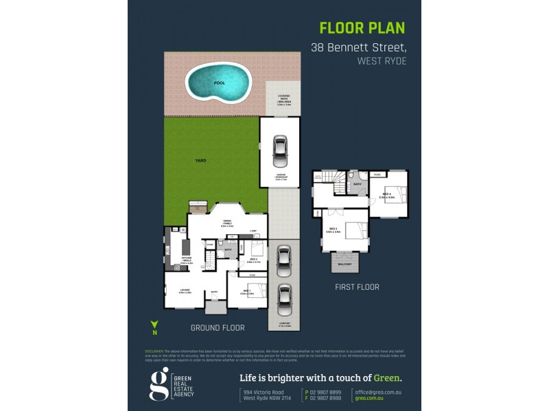 38 Bennett Street, West Ryde NSW 2114 Floorplan