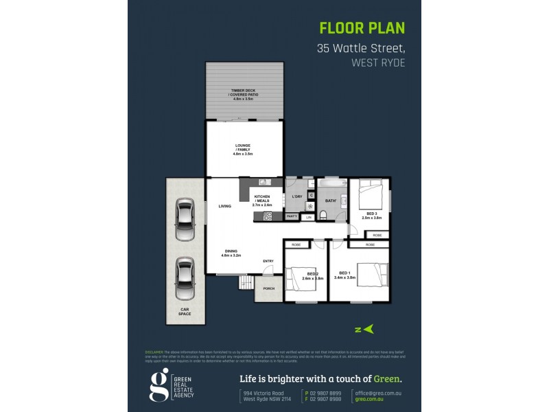 35 Wattle Street, Rydalmere NSW 2116 Floorplan