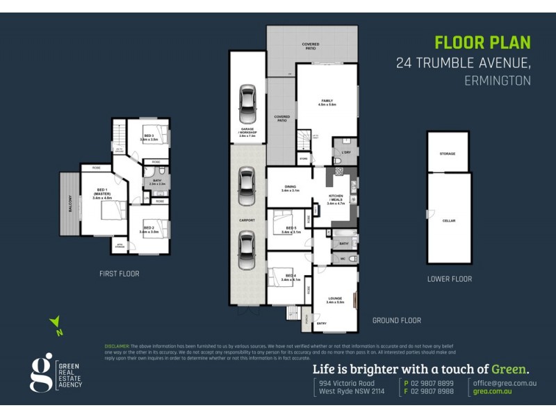 24 Trumble Avenue, Ermington NSW 2115 Floorplan