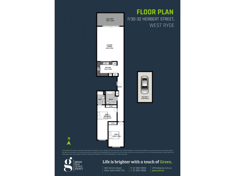 7/30-32 Herbert Street, West Ryde NSW 2114 Floorplan