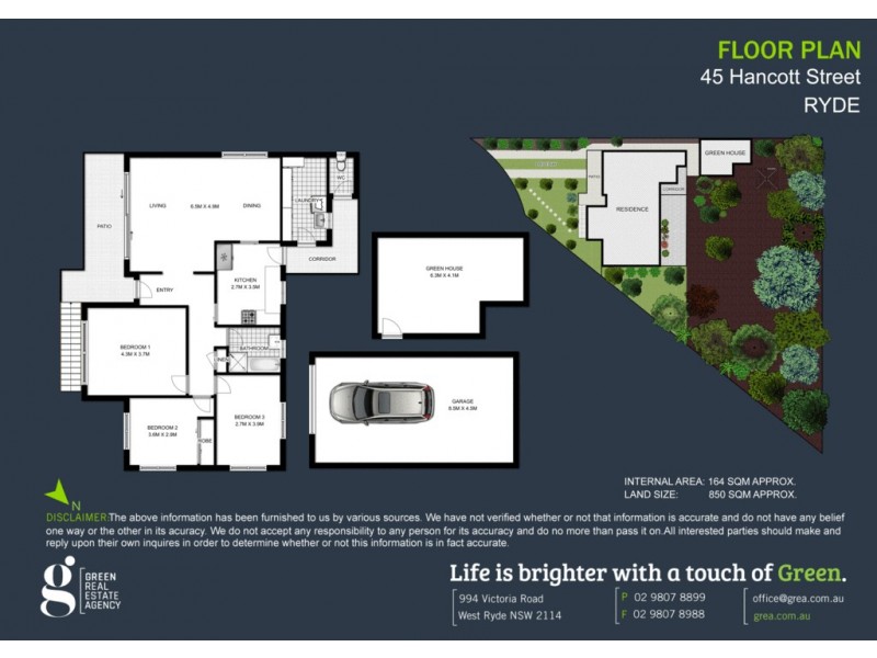 45 Hancott Street, Ryde NSW 2112 Floorplan