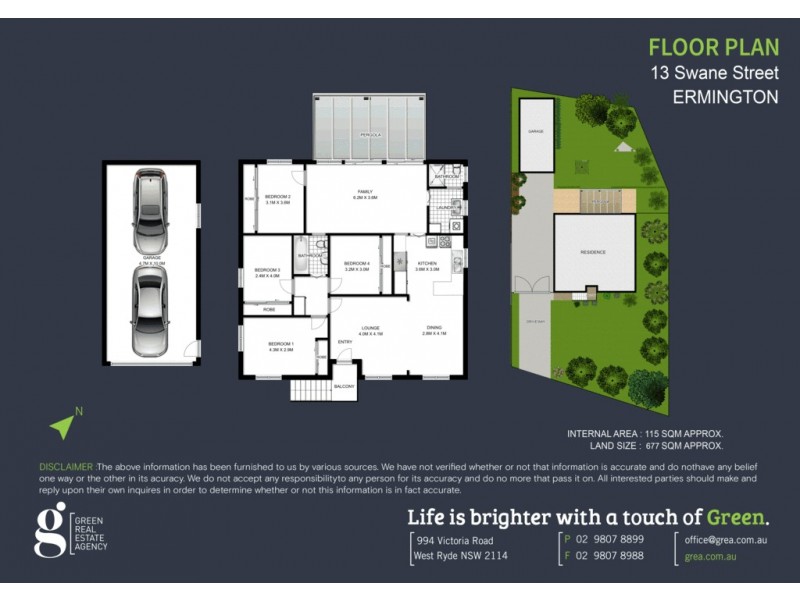 13 Swane Street, Ermington NSW 2115 Floorplan