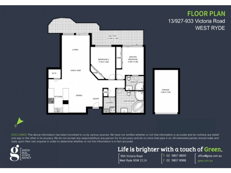 13/927-933 Victoria Road, West Ryde NSW 2114 Floorplan