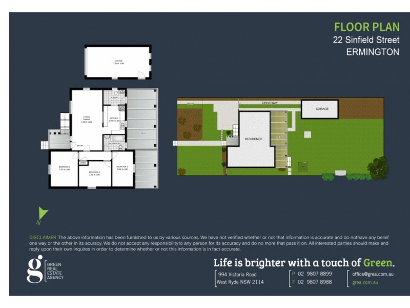 22 Sinfield Street, Ermington NSW 2115 Floorplan