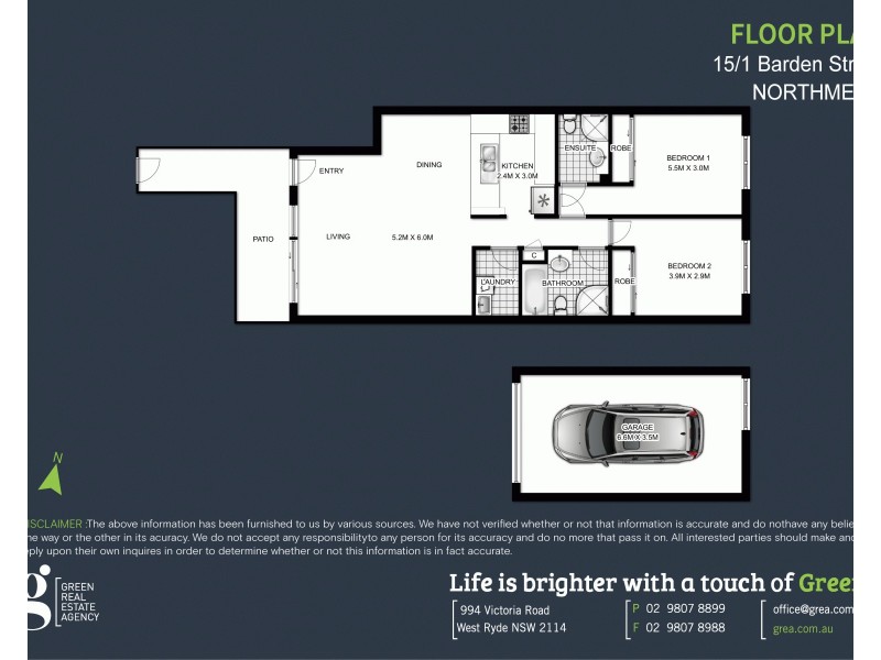 15/1 Barden Street, Northmead NSW 2152 Floorplan
