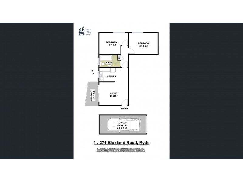 1/271 Blaxland Road, Ryde NSW 2112 Floorplan
