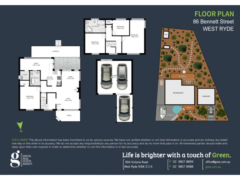 86 Bennett Street, West Ryde NSW 2114 Floorplan