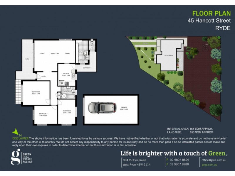 45 Hancott Street, Ryde NSW 2112 Floorplan