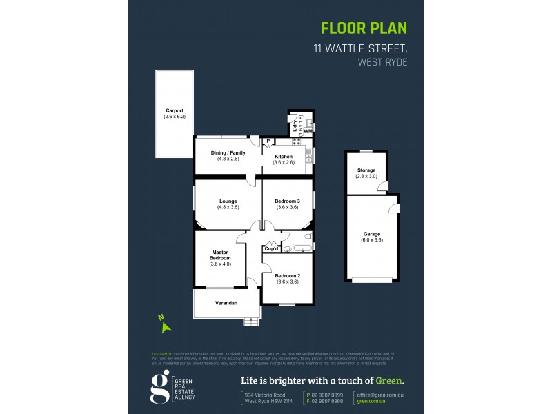 11 Wattle Street, West Ryde NSW 2114 Floorplan