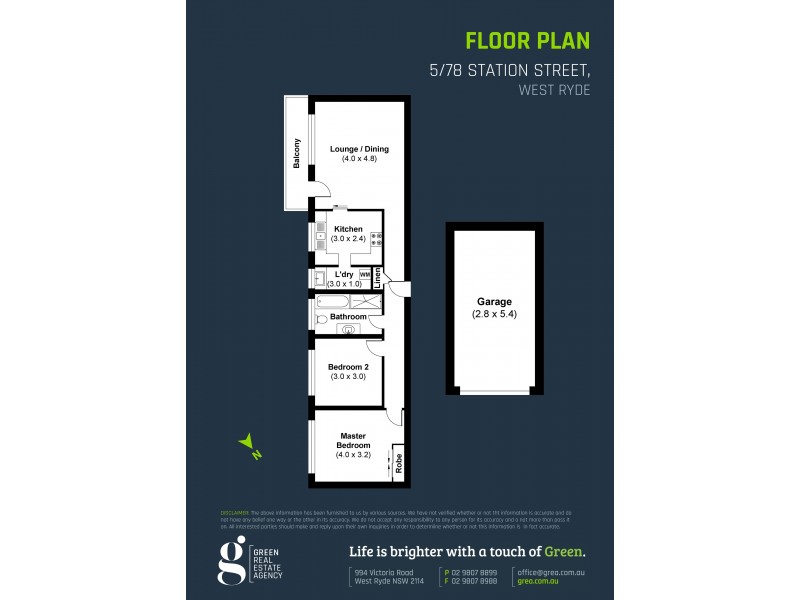 5/78 Station Street, West Ryde NSW 2114 Floorplan