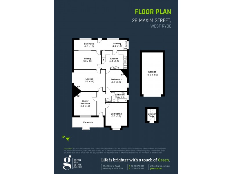 28 Maxim Street, West Ryde NSW 2114 Floorplan