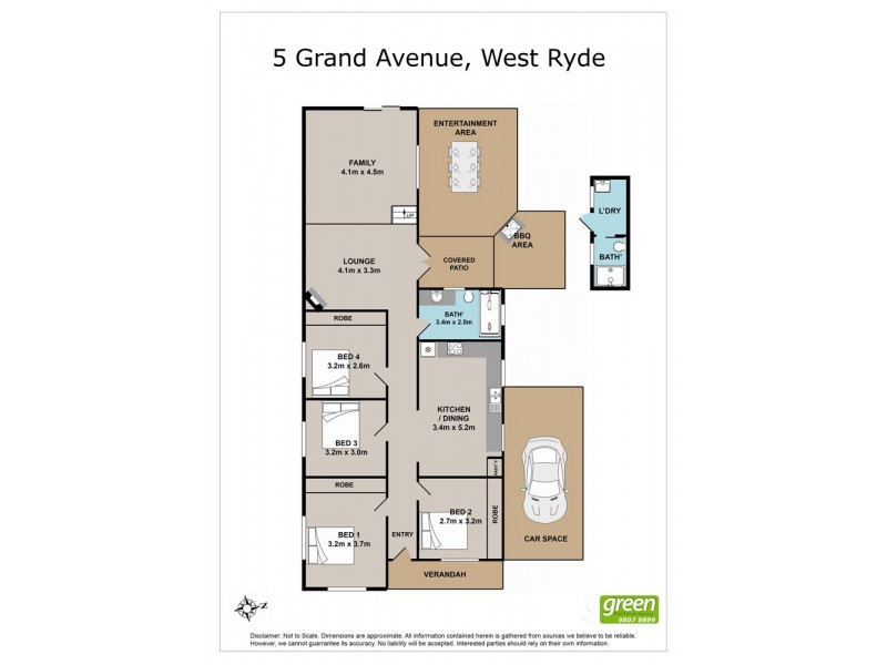 5 Grand Avenue, West Ryde NSW 2114 Floorplan