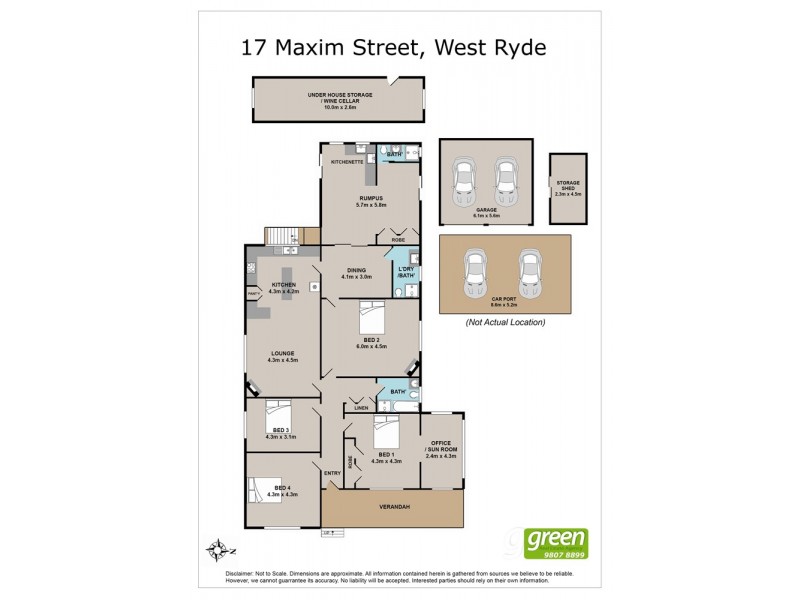 17 Maxim Street, West Ryde NSW 2114 Floorplan