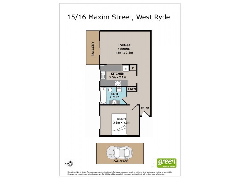 15/16 Maxim Street, West Ryde NSW 2114 Floorplan