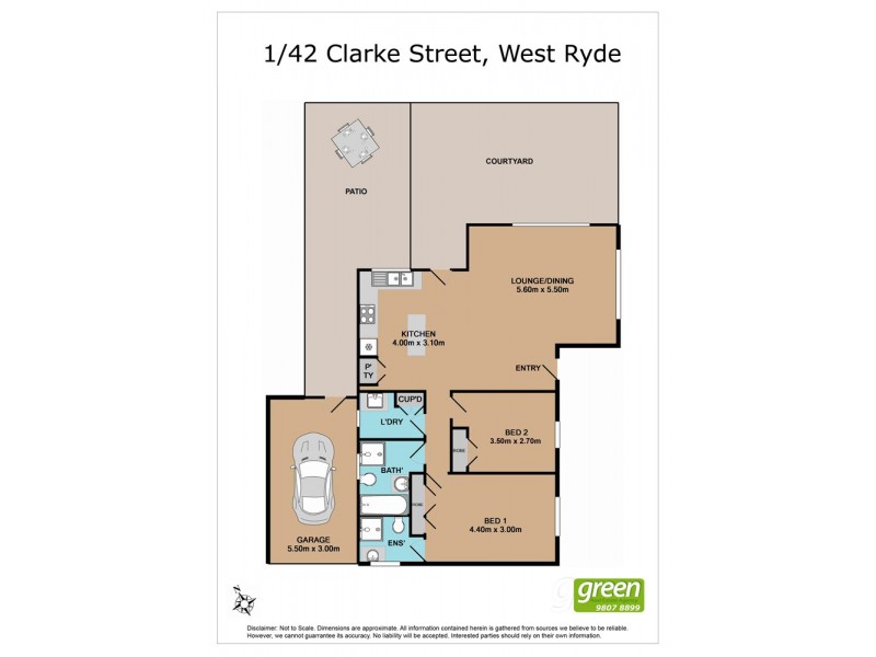 1/42 Clarke Street, West Ryde NSW 2114