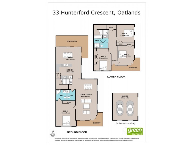 33 Hunterford Crescent, Oatlands NSW 2117 Floorplan