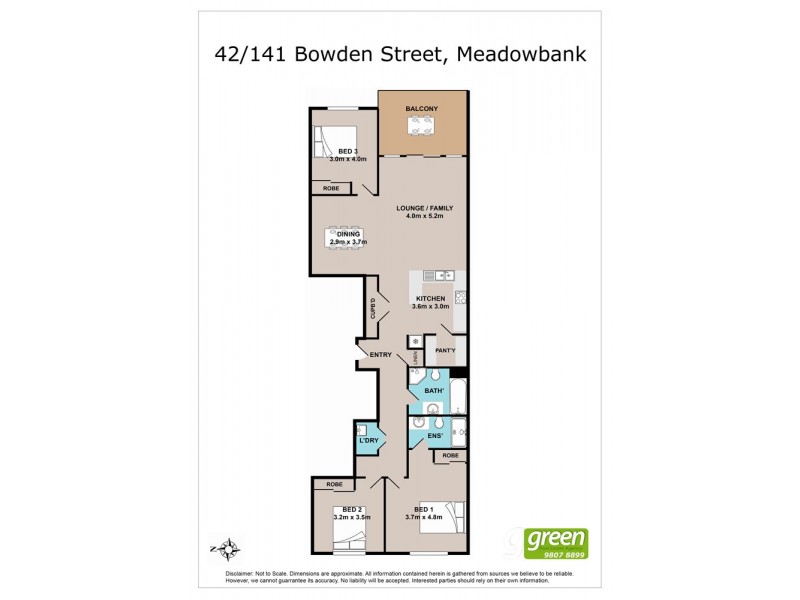 42/141 Bowden Street, Meadowbank NSW 2114 Floorplan