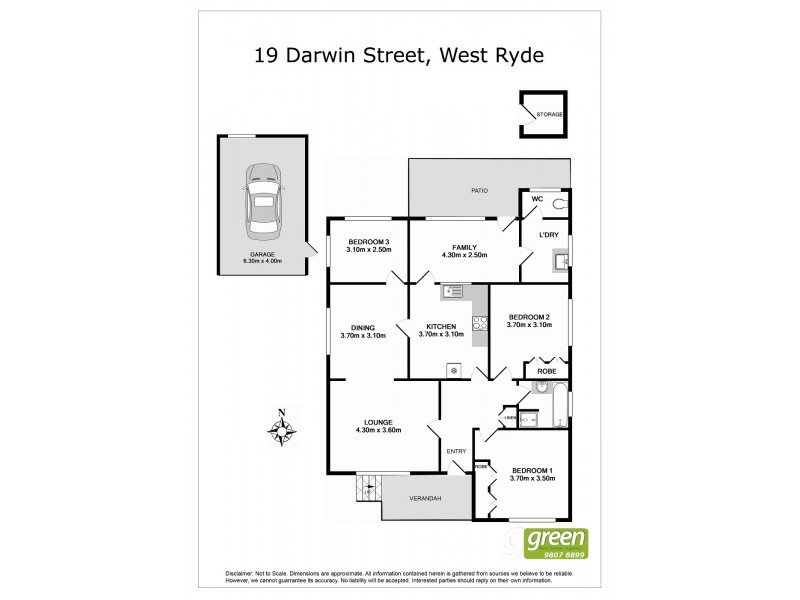 59 Lancaster Ave, West Ryde NSW 2114 Floorplan
