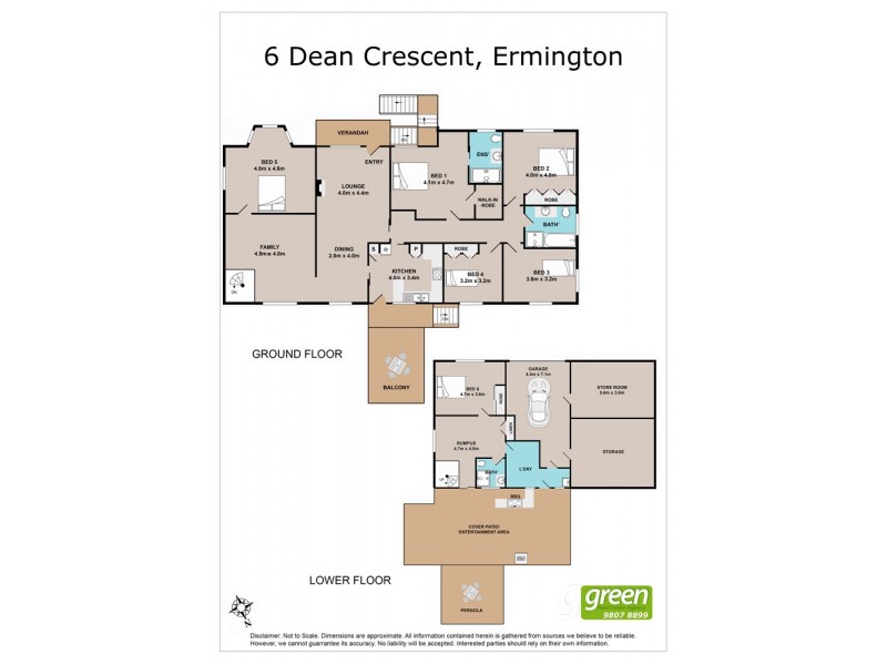 6 Dean Crescent, Ermington NSW 2115 Floorplan