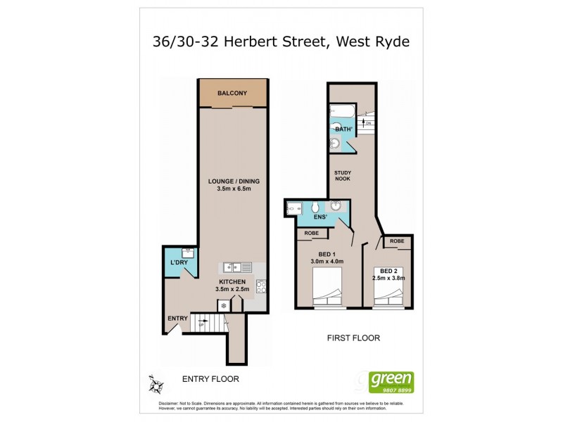 36/32 Herbert Street, West Ryde NSW 2114 Floorplan