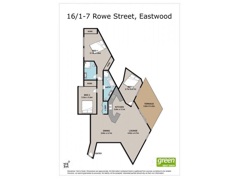 16/1-7 Rowe Street, Eastwood NSW 2122 Floorplan