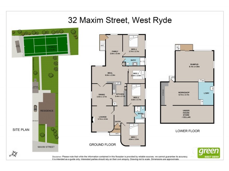 32 Maxim Street, West Ryde NSW 2114 Floorplan