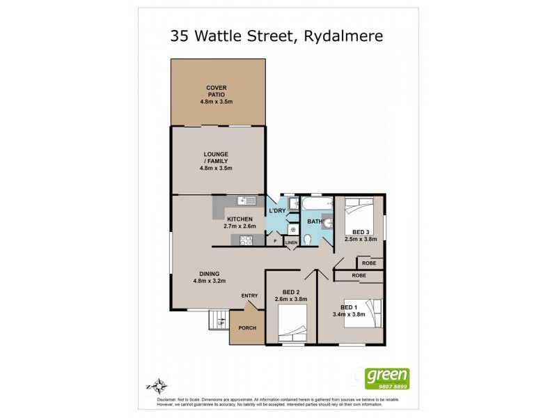 35 Wattle Street, Rydalmere NSW 2116 Floorplan