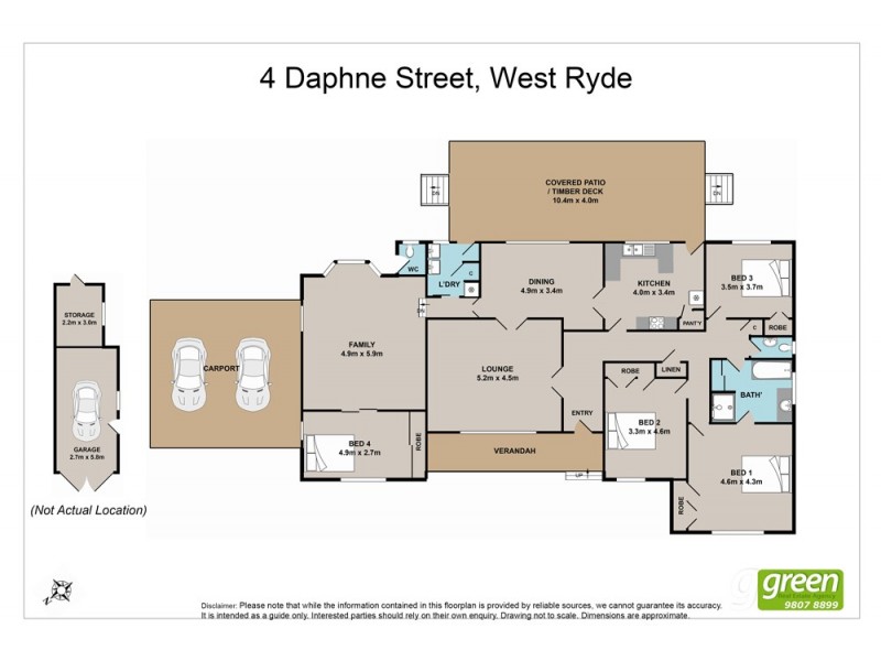 4 Daphne Street, West Ryde NSW 2114 Floorplan