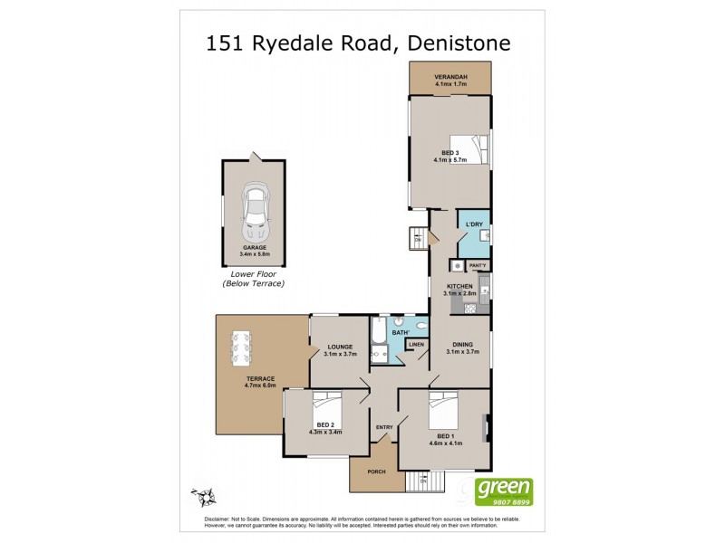 151 Ryedale Road, Denistone NSW 2114 Floorplan