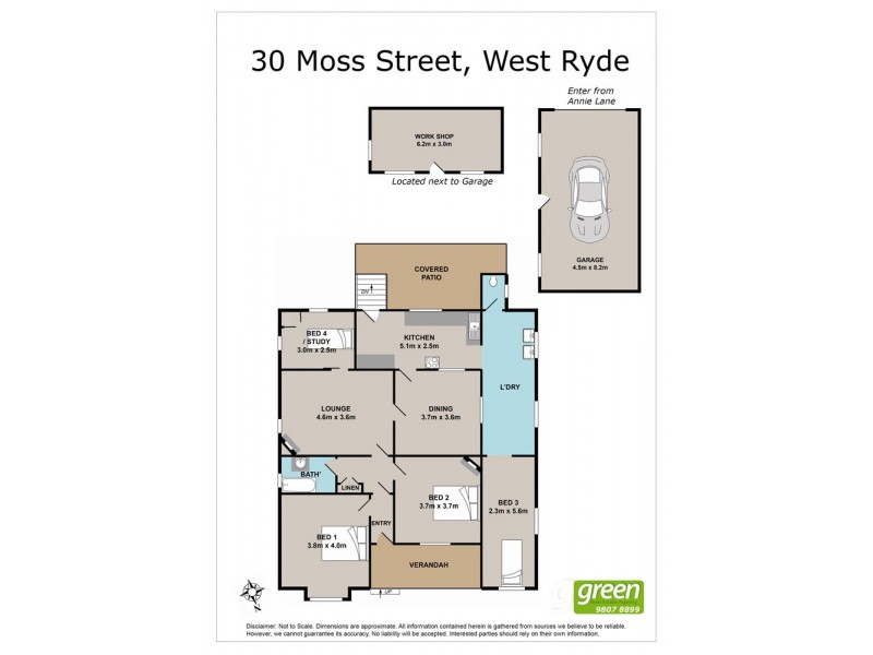 30 Moss Street, West Ryde NSW 2114 Floorplan