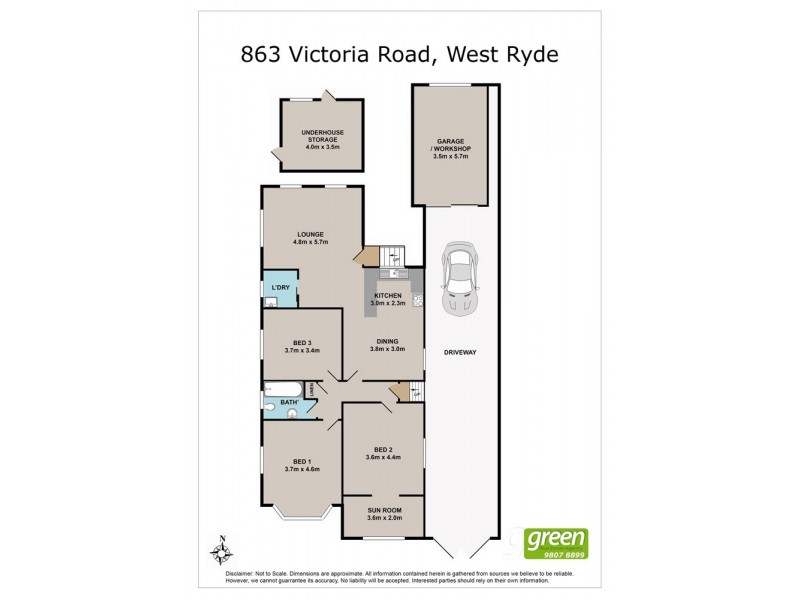 863 Victoria Road, West Ryde NSW 2114 Floorplan