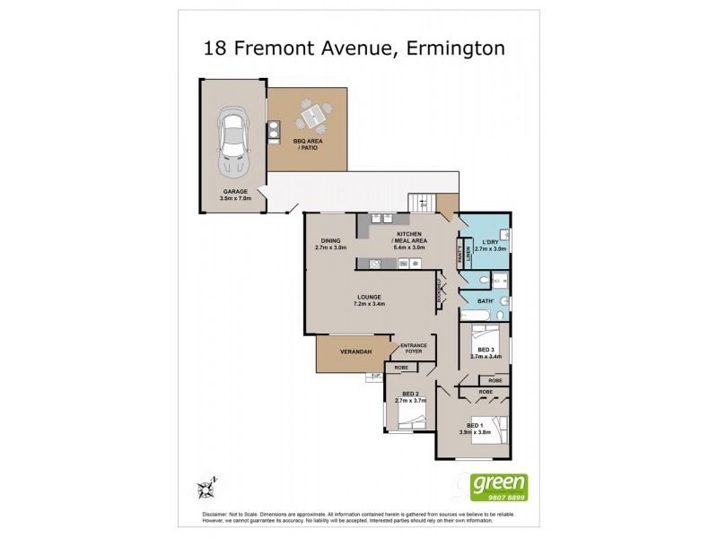 18 Fremont Avenue, Ermington NSW 2115 Floorplan