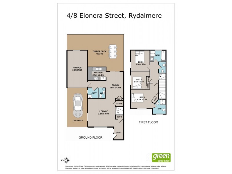 4/8 Elonera Street, Rydalmere NSW 2116 Floorplan