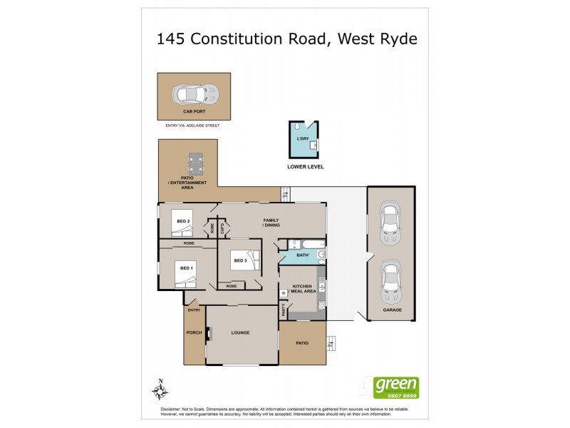 145 Constitution Road West, West Ryde NSW 2114 Floorplan