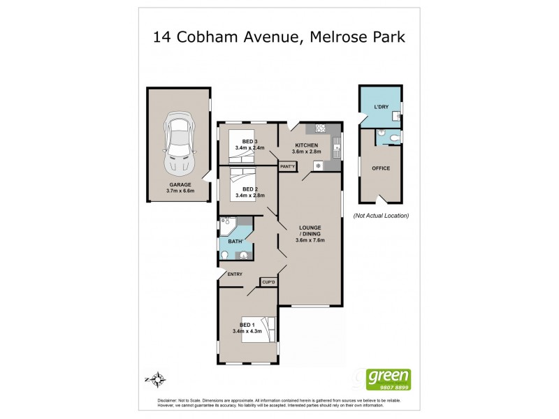14 Cobham Avenue, Melrose Park NSW 2114 Floorplan