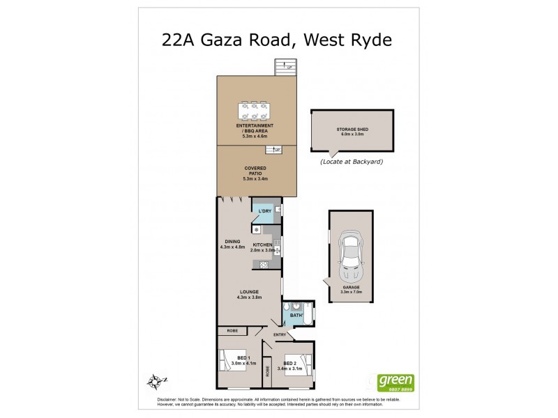 22A Gaza Road, West Ryde NSW 2114 Floorplan