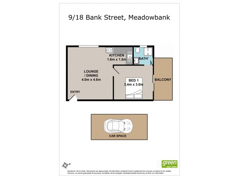 9/18 Bank Street, Meadowbank NSW 2114 Floorplan