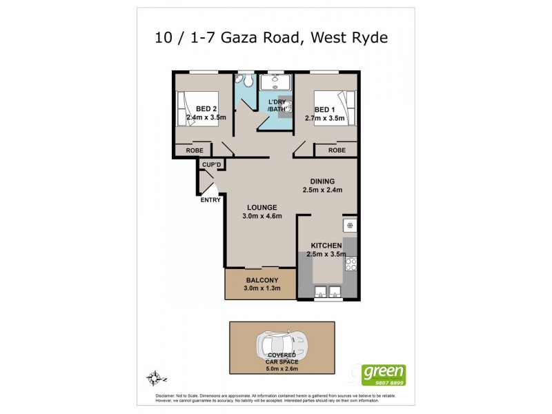 10/1 Gaza Road, West Ryde NSW 2114 Floorplan