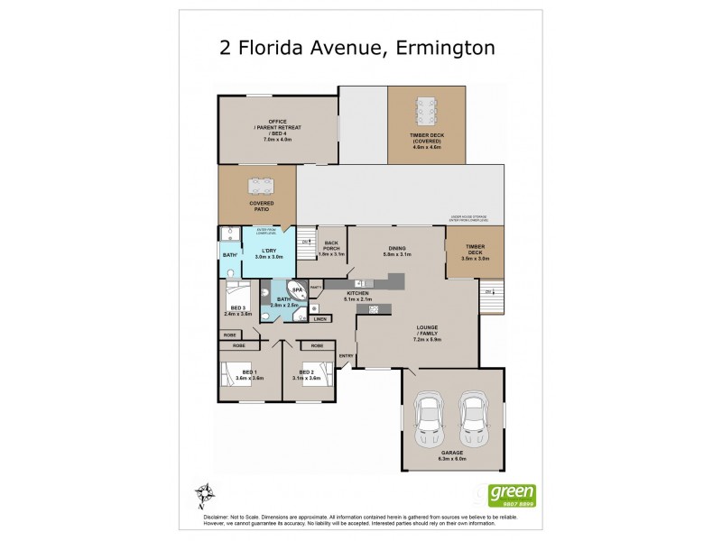 2 Florida Avenue, Ermington NSW 2115 Floorplan