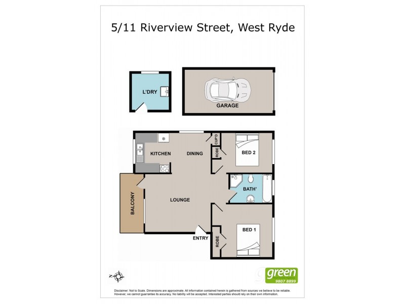 5/11 Riverview Street, West Ryde NSW 2114 Floorplan