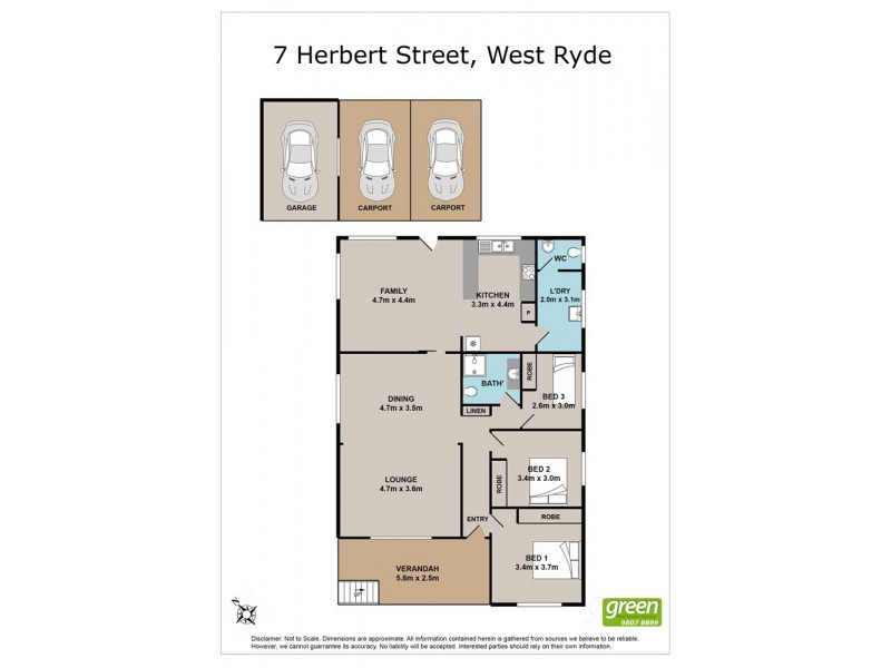 7 Herbert Street, West Ryde NSW 2114 Floorplan