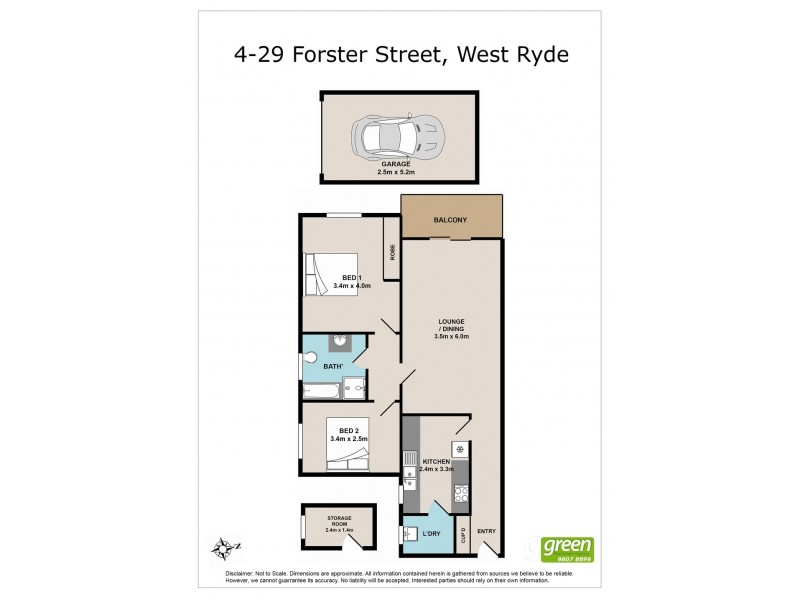 4/29 Forster Street, West Ryde NSW 2114 Floorplan