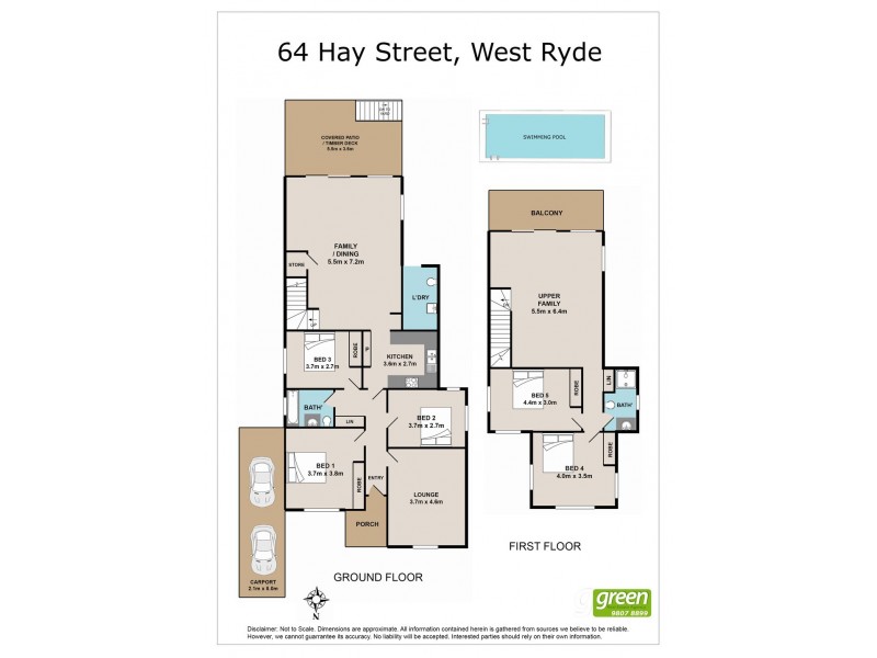 64 Hay Street, West Ryde NSW 2114 Floorplan