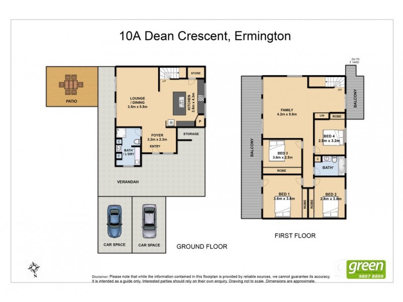10A Dean Crescent, Ermington NSW 2115 Floorplan