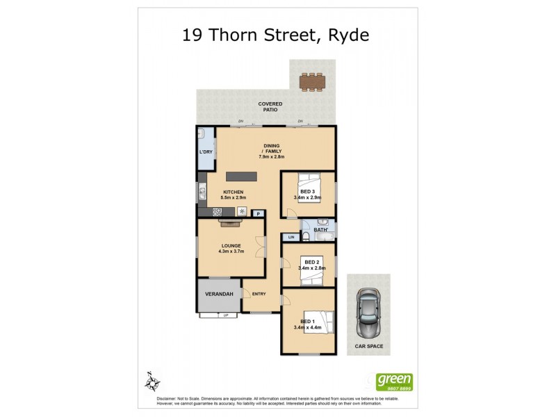 19 Thorn Street, Ryde NSW 2112 Floorplan